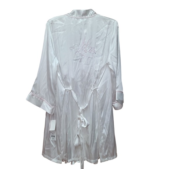 Linea Donatella Mrs Wrap Robe Babydoll ChemiseNightgown Set Sexy Romantic M Soft - Picture 12 of 16